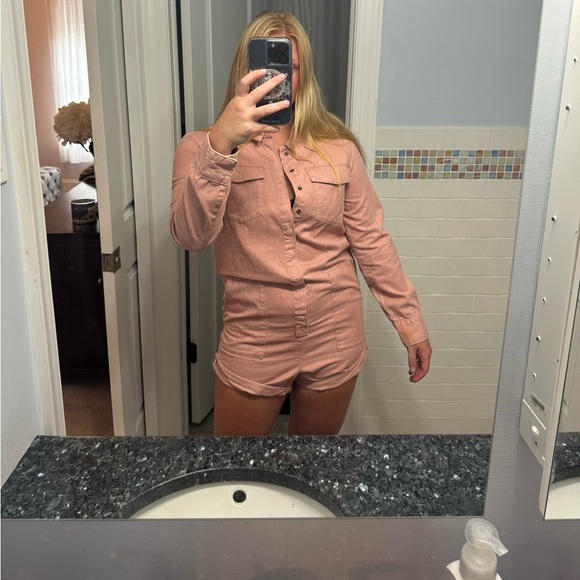 One Teaspoon Pink Romper - Picture 2 of 6